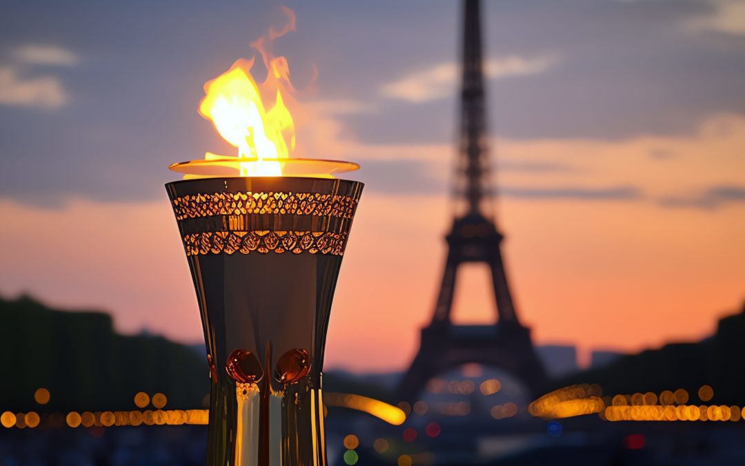 Paris 2024 : La Flamme Olympique aux Jardins des Tuileries