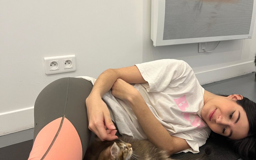 Un coin de paradis urbain : du yoga avec des chatons pour la Journée Mondiale du Bien-Être