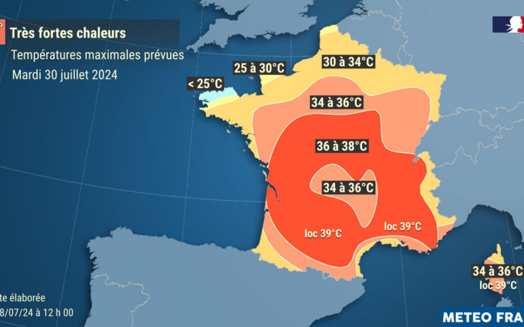 Vague de Chaleur à Paris : 35°C Pendant les JO 2024