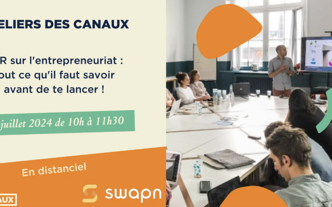 Atelier en distanciel – Entrepreneuriat : la clef pour réussir ton projet