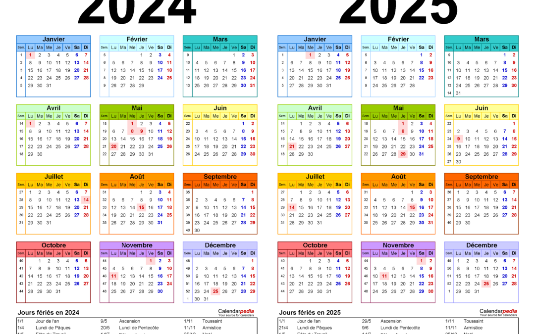 Jours Fériés 2024-2025 : Dates Clés et Astuces pour Maximiser Vos Week-Ends