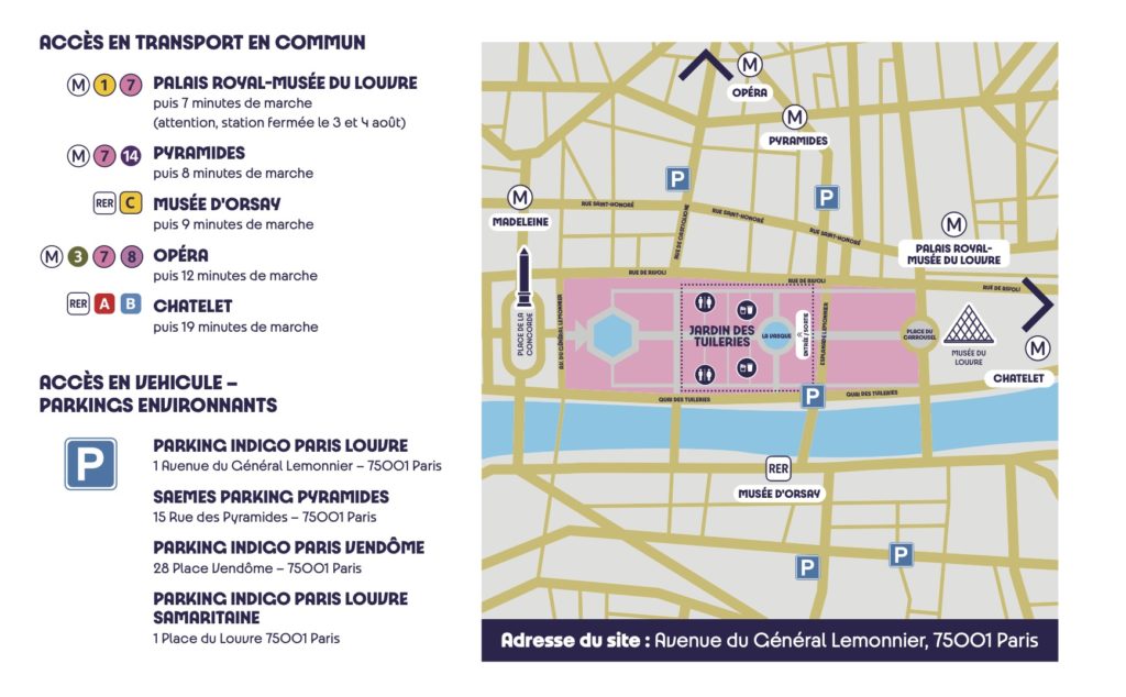 Plan d'accès Vasque Olympique