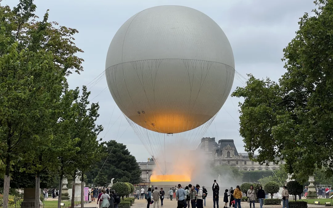 La vasque olympique revient hanter les Tuileries chaque été jusque Los Angeles