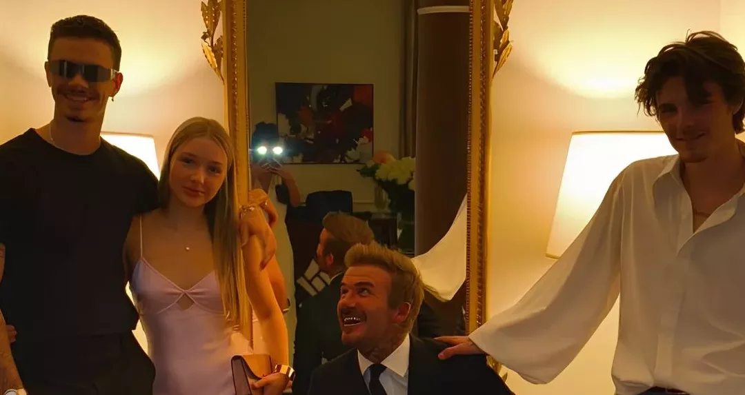 Romeo et Cruz Beckham en virée parisienne à la Fashion Week