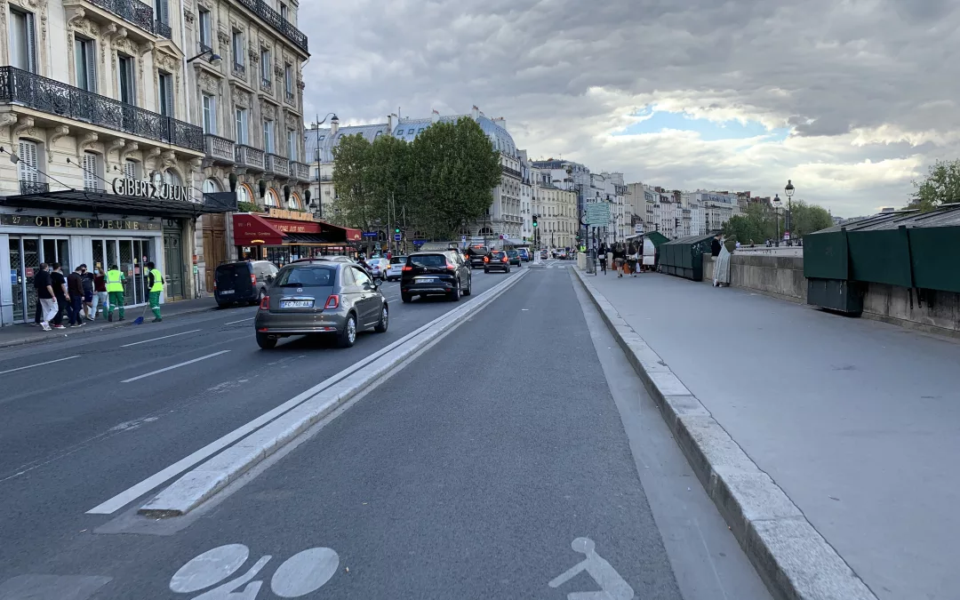 Inauguration de la piste Paul Varry : choc urbain et cri contre la violence routière.