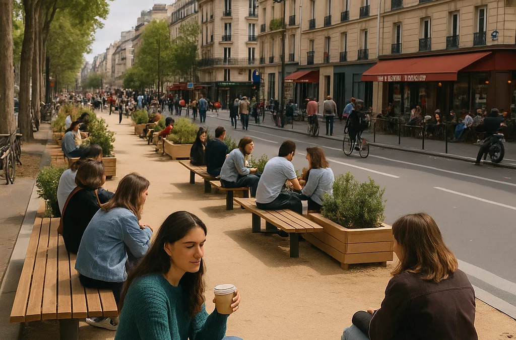 Quand Paris transforme ses trottoirs en nouveaux espaces de vie